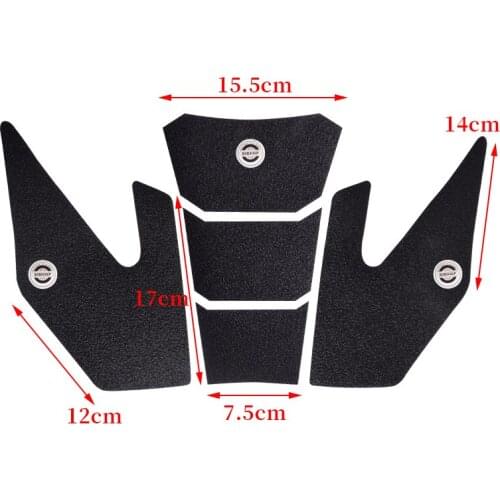 For CFMOTO NK650 NK400 Motorcycle Fuel Tank Protection Non-slip Side Stickers Fuel Tank Stickers Fish Bone Stickers Modified Kit