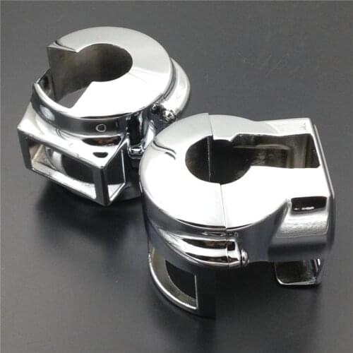 Chrome Switch Housing Cover fit For 2002-2008 03 04 05 06 07 Honda VTX 1800C 1800R 1800S 1800F 1800N Motorcycle Accessories