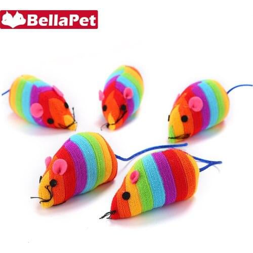 Mice Cat Toy Mouse Kitten Toys for Cats Interactive Happynip Plush Toy for Cat Pet Product Cat Accessories