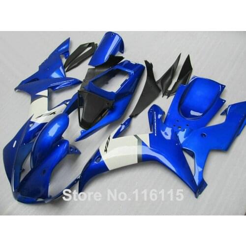 Fairing kit for YAMAHA R1 2002 2003 white black blue fairings Full injection molding YZF R1 02 03 full set kits YZ13