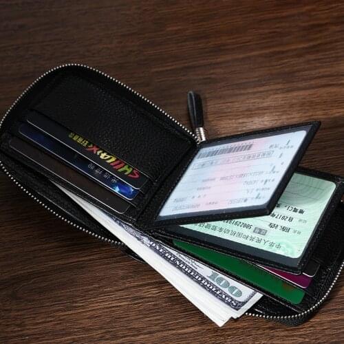 Fashion Unisex Business Id Credit Card Wallet Holder Name Cards Case Pocket Organizer Man Card Holder Pu Leather