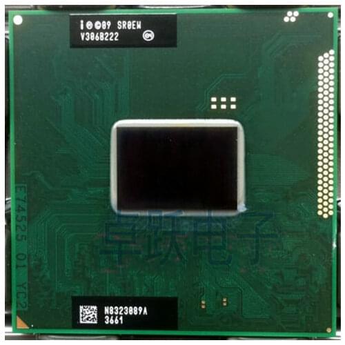 Free shipping Intel Celeron B800 CPU 2M Cache, 1.5GHz,SR0EW ,PGA988,Dual Core Laptop CPU Compatible HM65 HM67 QM67