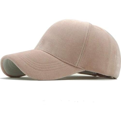 Simple Cotton Winter Cap women Wool Baseball Cap Men Unisex Snapback Hats Bone warm Trucker Cap Girl velvet thickening hat