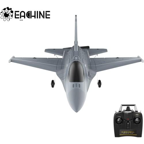 Eachine RC Aircraft Fixed-wing RTF Rc Model Drone Outdoor Toys for Children Airplane Mini F16 Falcon Wingspan EPP One Key Return