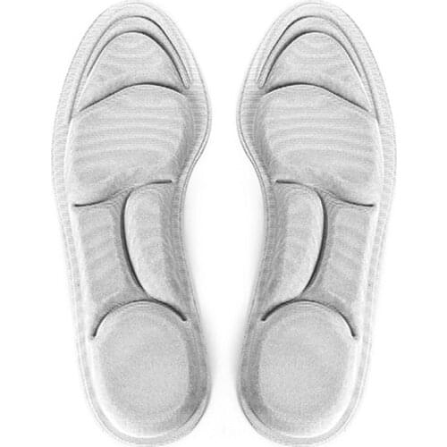 H7JC Sponge Sports Orthopedic Insoles Pads for Shoes Cushion Flatfoot Arch Women Men