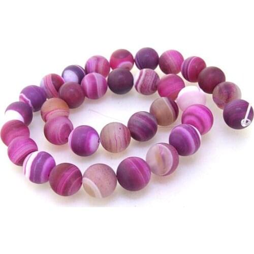 Unique Pearls jewellery Store Charm Newest Purple Peach Agate 12mm Gemstone Loose Beads One Full Strand 15'' LC3-0276