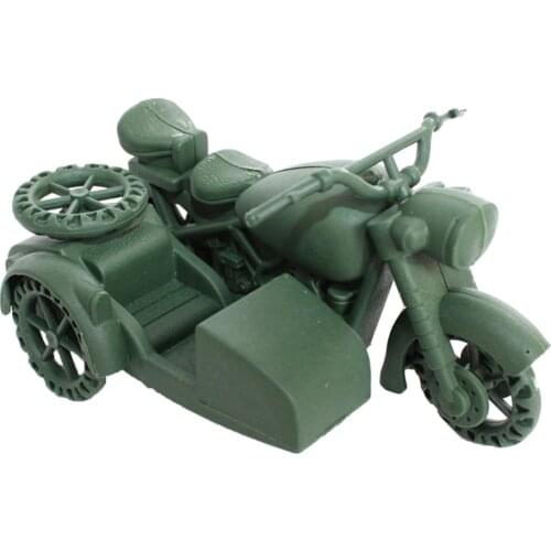 Military Base WWII German Motorbike Model For Sand Scene Model Toy Gift