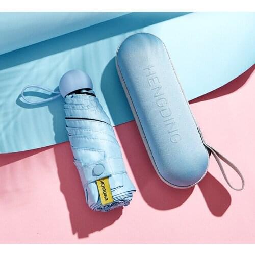 Female Anti-UV Sunshade Umbrella Pocket Sunscreen Umbrella Portable Mini