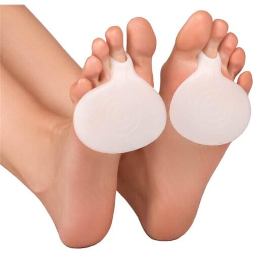 1 Pair Silicone Insoles Front Forefoot Foot Pads Cushions High Heel Shoes Slip Resistant Insole Insert
