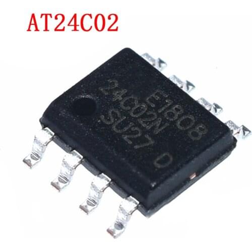 10pcs/lot AT24C02 24C02 SOP8 EEPROM memory New Original