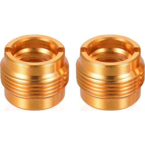 2pcs Microphone Screw Adapter 3/8 Inch Female to 5/8 Inch Threaded Nut Screws