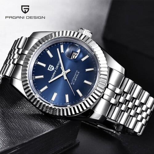 2021 Pagani Design New Casual Fashion Men' Automatic Mechanical Watch Top Luxury Sapphire Glass Stainless Steel Waterproof Watch