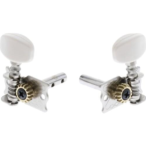 4x Guitar String Tuning Peg Round Machine Head for Ukulele Replacement Parts