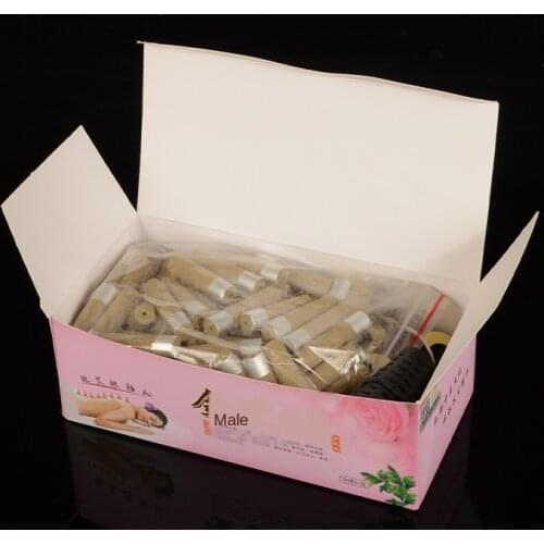 50pcs/lot Mini Moxa sticker micro smoke moxibustion tube paste self sticking Moxibustion acupoint sticking moxa candle