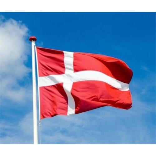 90cmx150cm High Quality Large Denmark National Flag Home Decor Polyester The Kingdom of Denmark Hanging Banner 3x5 FT