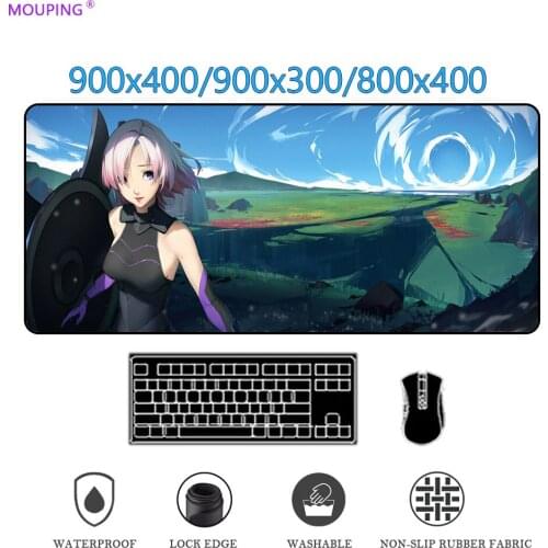 Anime Mouse Pad Gamer Computer Rugs Girl Big Mousepad Xxl Pc Accessories Gaming Deskmat Singularity Carpets Slipmat DropShipping