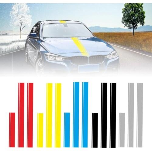 Car Sticker Garland Universal Stripe Modified Body Sticker Machine Cover Sticker Modified Stripe Decal Decoration for Car