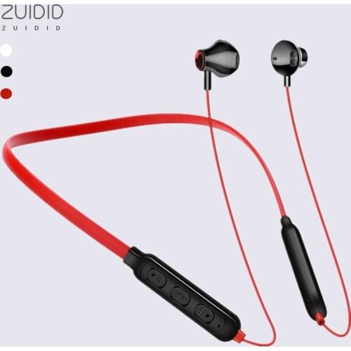 Wireless Bluetooth Earphone 5.0 Neck Hanging Stereo Noise Reduction Headset Sports Running Music In-Ear Headphones