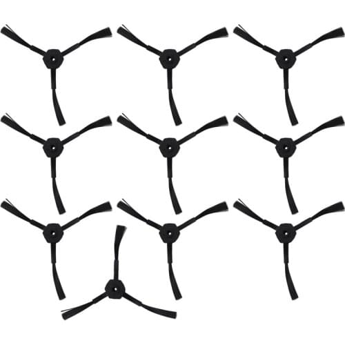 10PCS Side Brush for Ecovacs Vacuum Cleaner Sweeping Robot CR120/CEN540/X500/X580/KK8,Replacement Brim Side Brush Kit