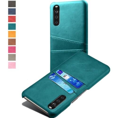 Luxury PU Leather Card Slots Wallet Cover Funda For Sony Xperia 10 1 III 5 II XZ5 XZ4 XZ2 L4 M4 2 20 8 Xperia5 Plus Case Coque