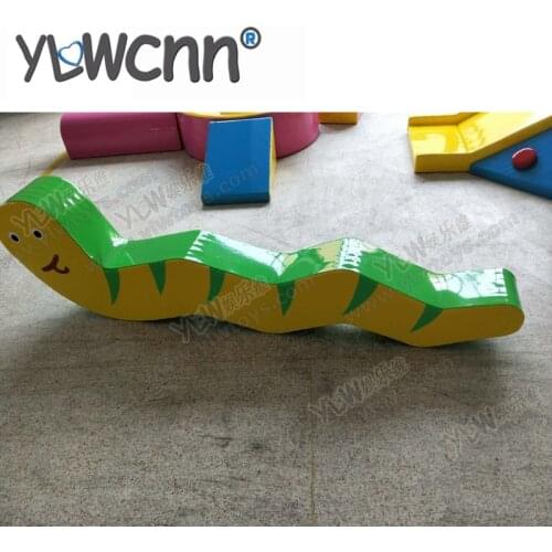 Kids soft play set children education software indoor playground lovely snake toy INA171088