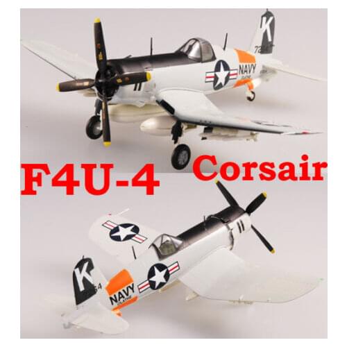 Easy Model 37240 1/72 Plane F4U-4 USN KANSAS 1956 Propeller Fighter Bomber Model TH07562-SMT6