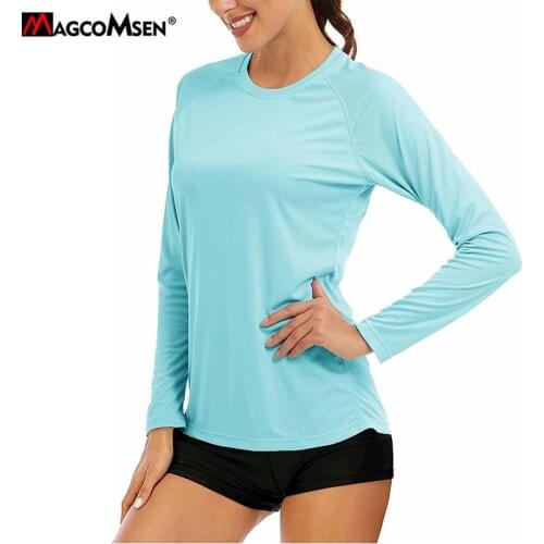Женские футболки с длинным рукавом MAGCOMSEN China At AliExpress