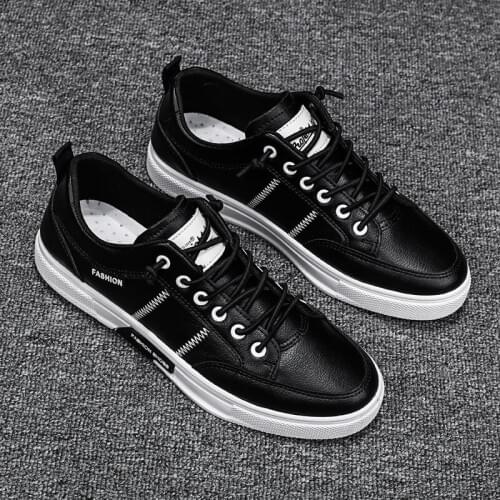 Hommes chaussures outdoor Breathable Comfortable leather Lace-up fashion Male Flat Shoes Outdoor Travel Walking Low Top Sneakers
