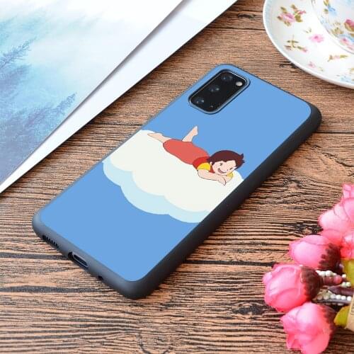 For Samsung Galaxy Heidi on A Cloud The Girl From The Alps Print Soft Matt Phone Case