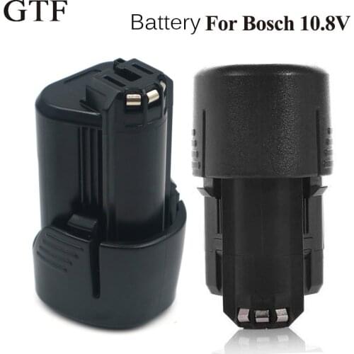 GTF 10.8V 2000mAh Rechargeable Battery for Bosch 2 607 GSB GSR PS BAT411 BAT412 412A Eletric Drill Cordless Power Tools Battery