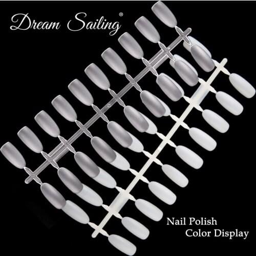 5PCS of Matte False Nail Color Display Nail Art Gel Polish Color Shelf Chart Card Palette Varnish Practice Board Manicure Tools