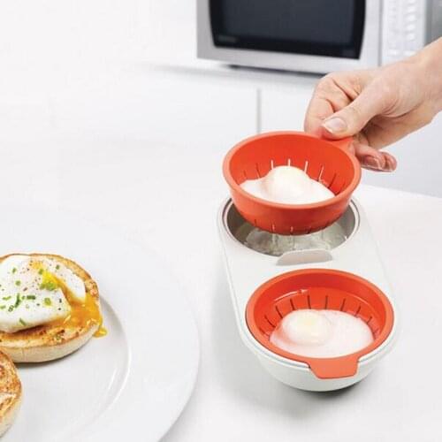 Basedidea Microwave Egg Steamer Cooking Egg Poacher Easy Breakfast Egg Cooker Mold Kitchen Accessories
