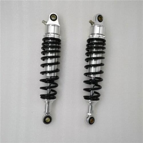 7mm spring Universal 305mm/320mm/330mm/340mm motorcycle Rear shock absorber For Honda Yamaha Kawasaki Suzuki black 2pcs