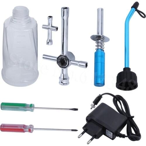 RC Nitro Car Plane Boat Starter Kit AA Battery Glow plug lgniter Fuel filler bottle Big/Small Gross Wrench Screwdriver Tools