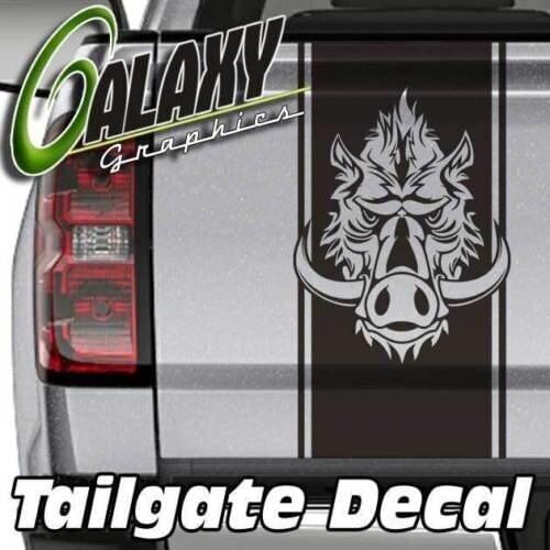 For Universal Wild Boar Truck Tailgate Decal Sticker- Ram F150 Silverado Tundra & More