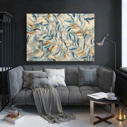 Vintage Leaves Canvas Prints Wall Art Paintings Wall Posters on Canvas Pictures for Kitchen Living Room Home Decorative