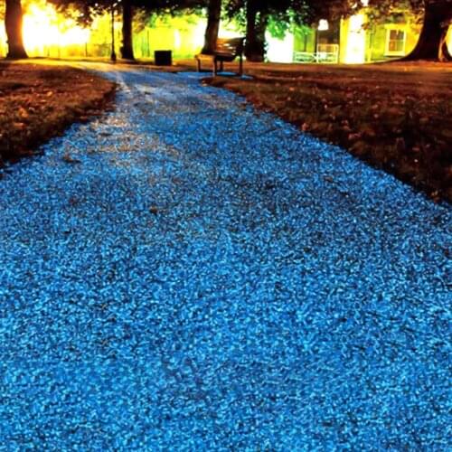 100Pcs Luminous Pebble Multi-purpose Decorating Garden High Quality Garden Craft Stone for Home Garden Walkway Decoration