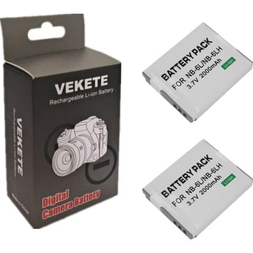 2pcs/lot NB-6LH NB6LH NB 6LH CameraBattery For CANON SX700 SX170 SX275 SX510 SX500 SX240HS IXUS105IS IXUS200IS