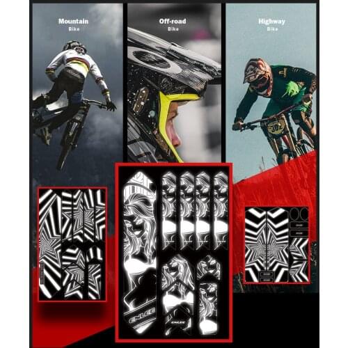 3D Road Bicycle Stickers MTB Removeable Scratch-Resistant Protective Paster Guard Frame Cover Accessories Anti-Skid Bike Sticker