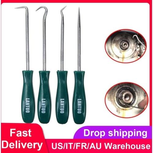 4Pcs 135mm Car Auto Vehicle Oil Seal Screwdrivers Set O-Ring Seal Gasket Puller Remover Pick Hooks Tools Safe And Durable