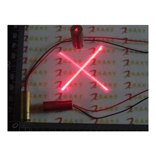 Free shipping 10pcs 9mm 650nm 3V Laser Dot Diode Module Head Red cross line