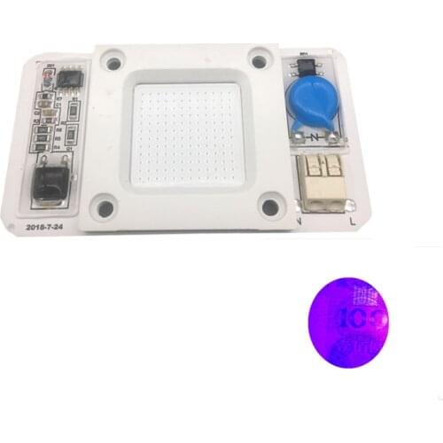 NEW Dimmable LED COB Lamp Chip 50W UV AC110V 220V Input Smart IC Driver Fit For DIY LED Floodlight Spotlight LED