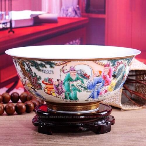 Jingdezhen Masters Hand-Painted porcelain bowl with certification