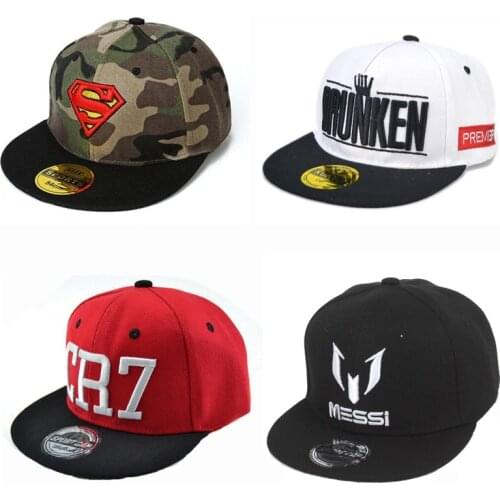 High Quality 2-9 Yrs Children Cartoon Baseball Caps Cotton Hip Hop Cap Letter Embroidery Hats Kid Hat Boy Girls Snapback Cap