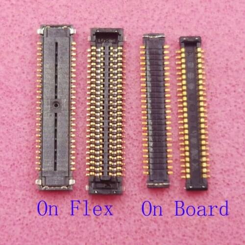 1pcs Lcd Display Screen Flex FPC Connector For Samsung Galaxy S7 Edge G9350 G935 S7edge Note5 N920 Note 5 Plug On Board 48pin