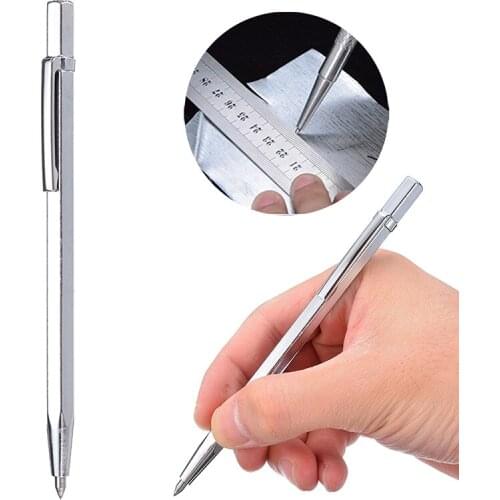 145mm Engraving Pen Diamond Metal Tungsten Carbide Tip Scriber Pen for Glass Ceramic Metal Wood Jewelry Carving Hand Tool