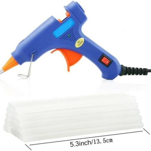 Hot Melt Glue Tool with 7mm Sticks for DIY Small Craft Projects Quick Repair 20W ALI88
