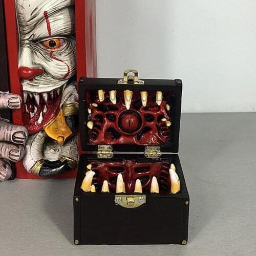 Creativity Storage Case Halloween Decorations Resin Storage Ornaments Desk Organizer Home Table Desktop Ornaments