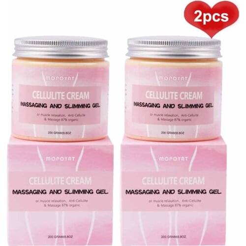 2pcs Body Slimming Cream 200g Fat Burning Gel for Ultrasound Cavitation Machine EMS Body Massager Adipose Burner Anti Cellulite
