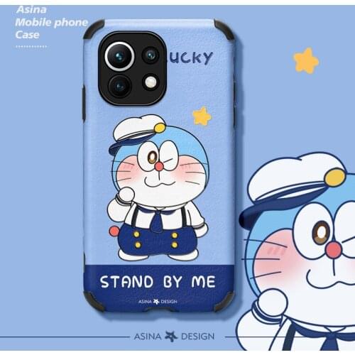ASINA Cartoon Case For Xiaomi Mi10 11Ultra 9 8 Poco F3 X2 Capa Imitation Lambskin Cases For Xiaomi Redmi Note 9 8 7 Cover Women